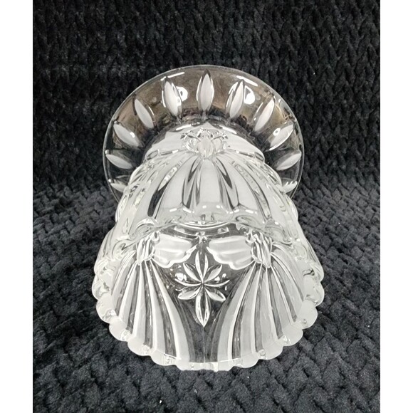 Vintage Gorham Crystal Angels of Peace Candle Holder Set - 3 pc set - 1990s - Picture 4 of 16